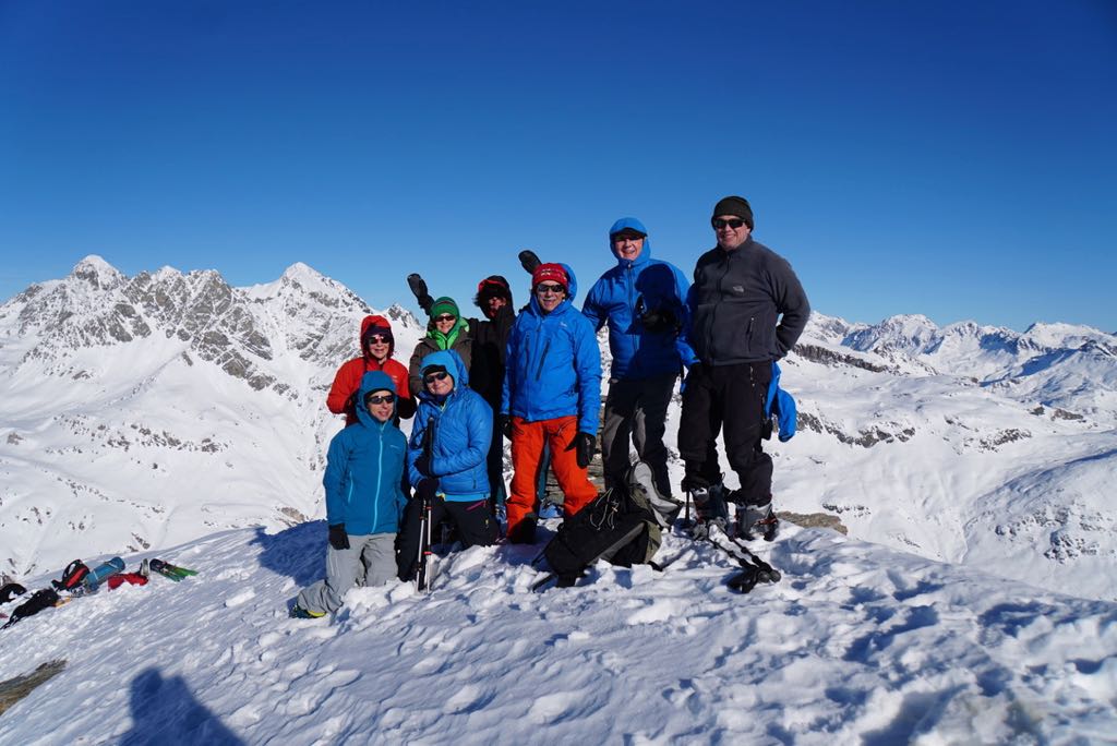 1. Tag: Auf dem Gipfel des Wengahorn