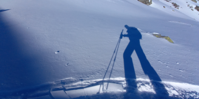 Auch ein Giacometti-Männchen war unterwegs.