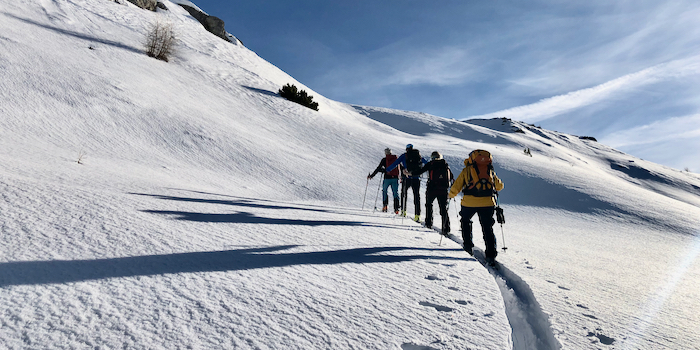 Schöne Natur, hart zu spuren.