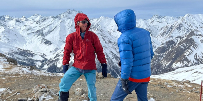 Auch der Chef hat sich gerne die Jacke übergezogen.