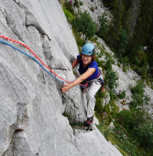 Stand nach den ersten anderthalb Seillängen