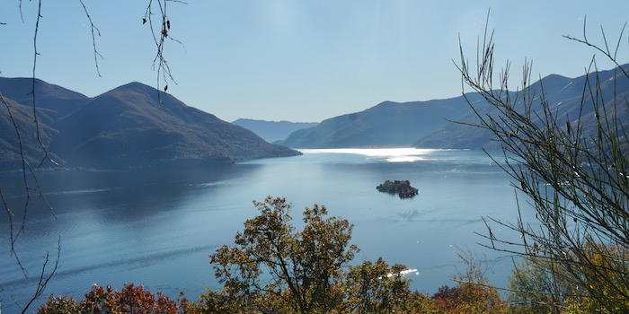 Auch im Tessin – Aussicht wie auf das Meer!