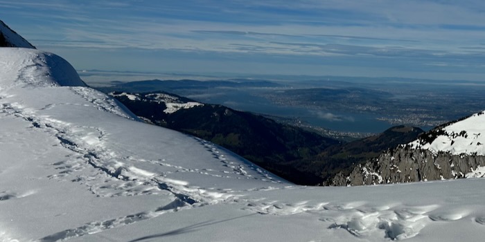 Gipfel mit Blick in die Heimat.