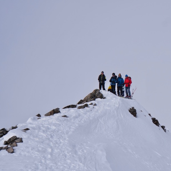Gipfel ... noch ist die Sicht nicht so wie vorhergesagt