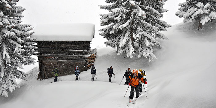 ... und vielem Neuschnee viele Möglichkeiten.
